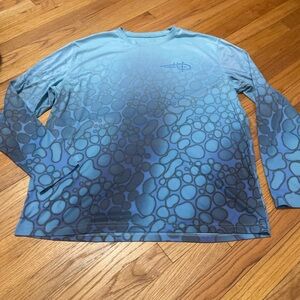 Reel Life Blue Longsleeve Fishing Shirt